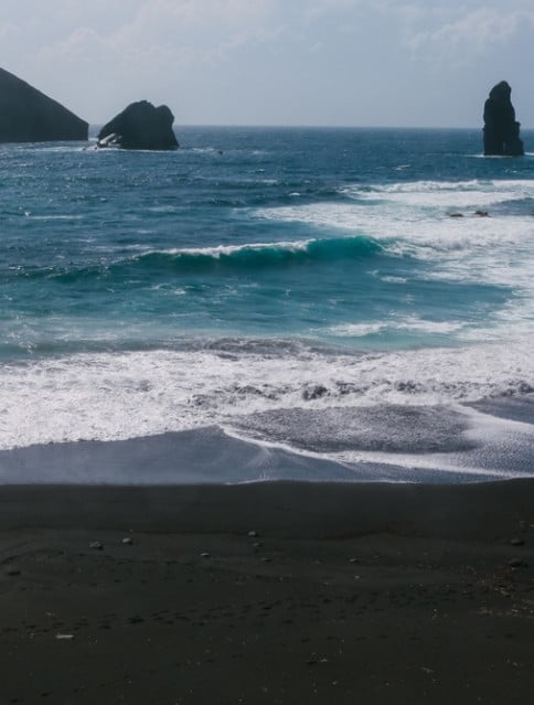 Чёрный пляж_Азорские острова